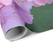 Pastel pink Hortensia hydrangea bloom Cadeaupapier (Rol Hoek)