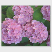 Pastel pink Hortensia hydrangea bloom Cadeaupapier (Vlak)