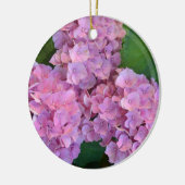 Pastel pink Hortensia hydrangea bloom Keramisch Ornament (Links)