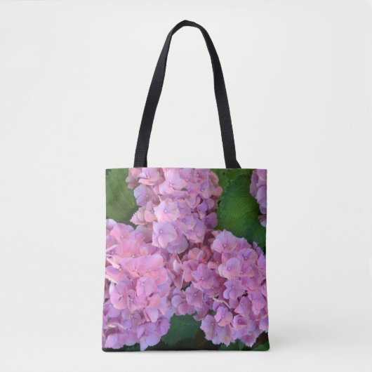 Pastel pink Hortensia hydrangea bloom Tote Bag (Voorkant)