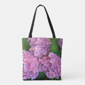 Pastel pink Hortensia hydrangea bloom Tote Bag (Achterkant)