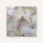 Pastel Pink Hydrangea Blossom Bullet Journal Notitieboek (Voorkant)