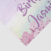  Pastel Pink Hydrangea Waterverf Tissuepapier (Detail)