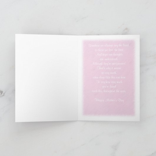 Pastel Pink Lady Slipper-Wenskaart Kaart (Binnen)