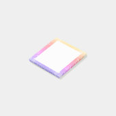 Pastel Pink Lavender Gold Glitter Sparkle Post-it® Notes (Schuin)