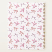 Pastel Pink & Lilac Bow Coquette Planner (Achterkant)