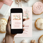  Pastel Pink & Mint Cookie Exchange Kaart