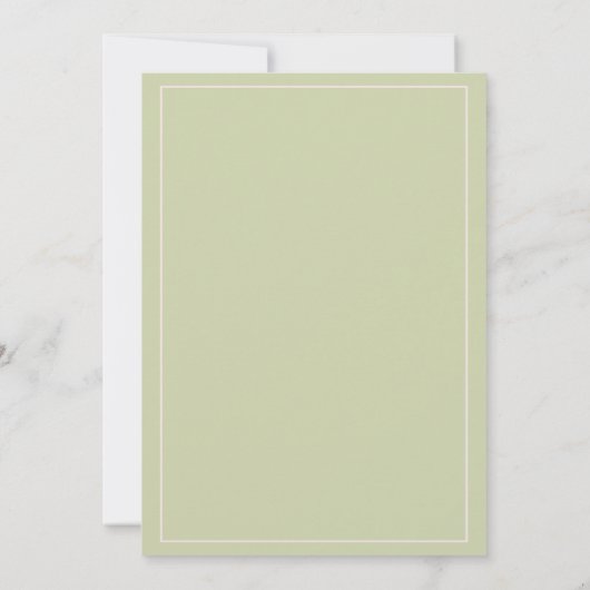 Pastel pink mint gold eucalyptus leaf wedding kaart (Achterkant)