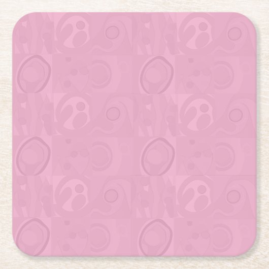 Pastel Pink Mother's Day Collection Kartonnen Onderzetters (Voorkant)