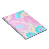 pastel pink notebook notitieboek (Rechterzijde)