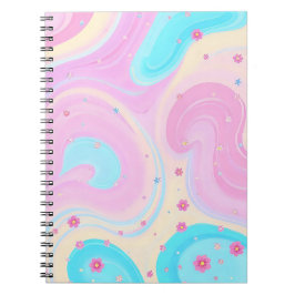 pastel pink notebook notitieboek