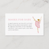 Pastel Pink Nutcracker Books for Baby Card Informatiekaartje (Voorkant)