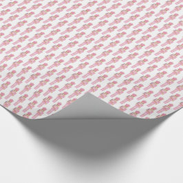 Pastel Pink Nutkraker Ballet Kerstmis Feestdagen Cadeaupapier
