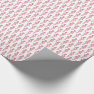 Pastel Pink Nutkraker Ballet Kerstmis Feestdagen Cadeaupapier