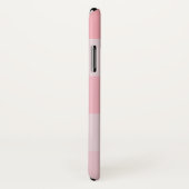 Pastel Pink Ombre Stripe Persoonlijke benaming Case-Mate iPhone Case (Achterkant / rechts)