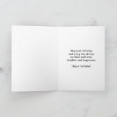 Pastel Pink Oranje Yellow Bokeh 20th Birthday Card Kaart (Binnen)