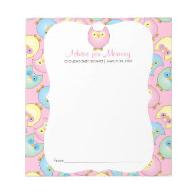 Pastel Pink Owl Baby shower - Advies