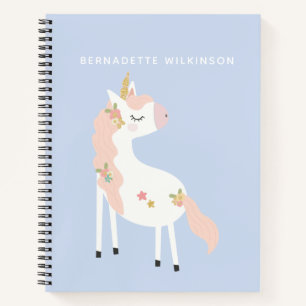 Pastel Pink Paars Gold Naam Notitieboek