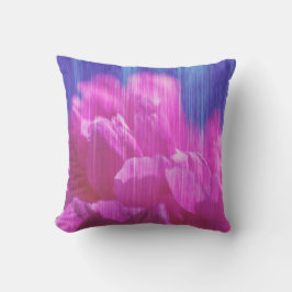 Pastel Pink Peony Flowers Sky Cushion Sierkussen