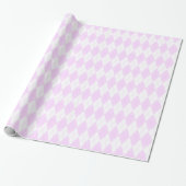 Pastel Pink Pset Argyle Patroon Cadeaupapier (Uitgerold)