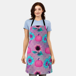 PASTEL PINK PUMPKINS & AQUA MUMS FLOWERS SCHORT