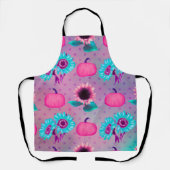 PASTEL PINK PUMPKINS & AQUA MUMS FLOWERS SCHORT (Voorkant)