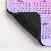 Pastel Pink Purple Glitter 2026 Calendar Muismat (Hoek)