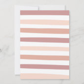 Pastel Pink Rainbow Boho Eerste verjaardag voor me Kaart (Achterkant)