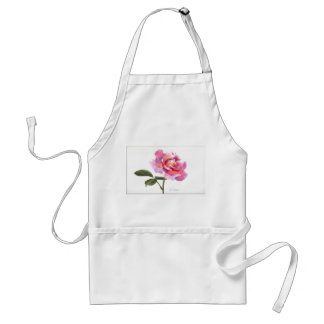 Pastel Pink Rose Standaard Schort
