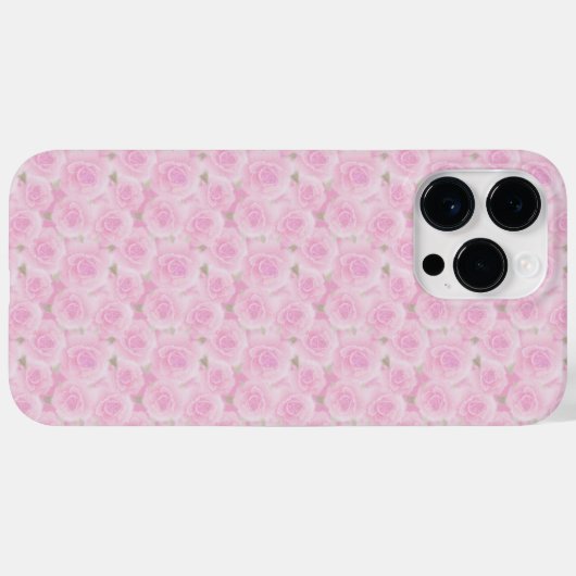 PASTEL PINK ROSES Case-Mate iPhone CASE (Achterkant (horizontaal))