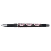 Pastel Pink Skull and Crossbones Pen (Voorkant)