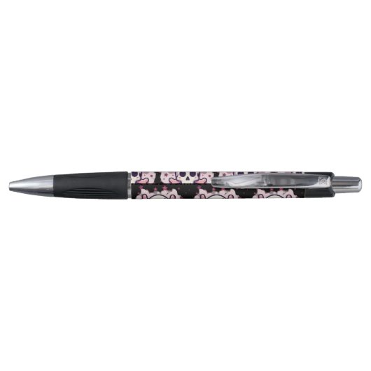 Pastel Pink Skull and Crossbones Pen (Achterkant)