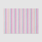 Pastel Pink Stripes Tissuepapier (Voorkant)
