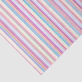 Pastel Pink Stripes Tissuepapier (Detail)