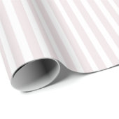 Pastel Pink Stripped  Cadeaupapier (Rol Hoek)