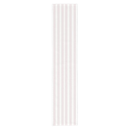 Pastel Pink Stripped  Korte Tafelloper (Voorkant)