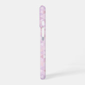 Pastel Pink Triangle Pattern iPhone 16 Hoesje (Linkerkant)
