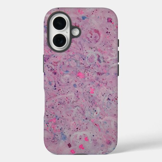 Pastel Pink Watercolor Abstract  Case-Mate iPhone Case (Achterkant)