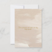 Pastel Pink Wedding Invitation RSVP Kaartje (Achterkant)