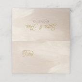 Pastel Pink Wedding Plaatskaartje (Buitenkant ongevouwen)