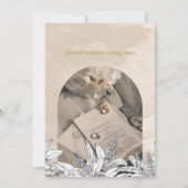 Pastel Pink Wedding Save the Date Card Kaart (Achterkant)