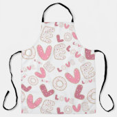 PASTEL PINK & WITTE VALENTIJNSDAG LOS SCHORT (Voorkant)