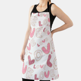 PASTEL PINK & WITTE VALENTIJNSDAG LOS SCHORT