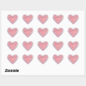 Pastel Pink Wool Yarn Valentijn Day Craft Love Hart Sticker (Vel)