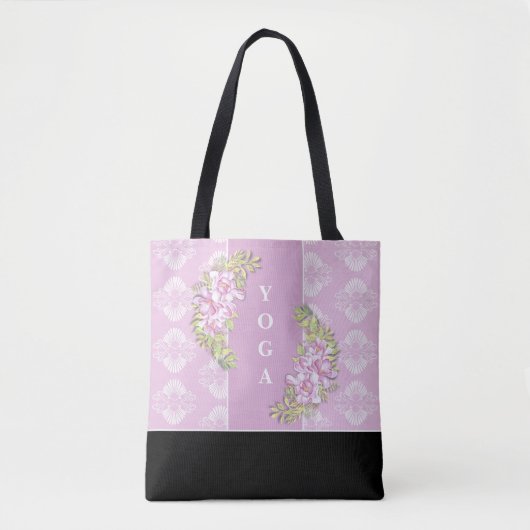 Pastel Pink YOGA Tote Bag (Voorkant)