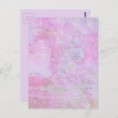 PASTEL PINKS COLORFUL ACHTERGRONDEN VAN WALLPAPERS BRIEFKAART (Voorkant / Achterkant)