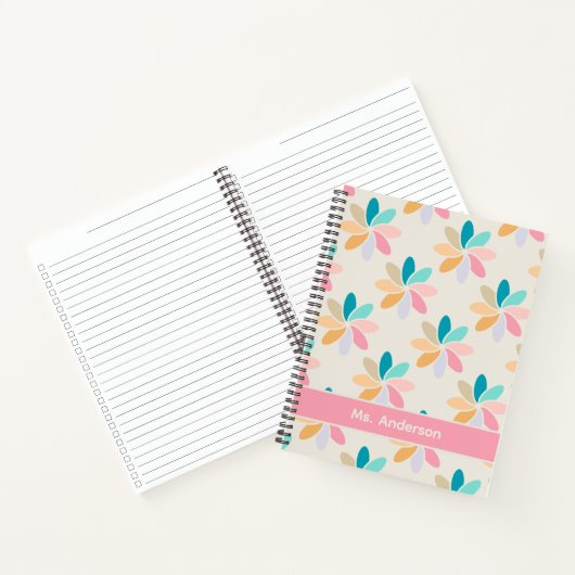 Pastel Pinwheel Checklist Notitieboek (Binnen)