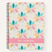 Pastel Pinwheel Checklist Notitieboek (Voorkant)