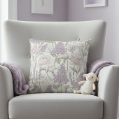 Pastel Pioen Lavendel Sering Kussen