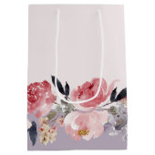 Pastel Pioen Medium Cadeauzakje (Achterkant)
